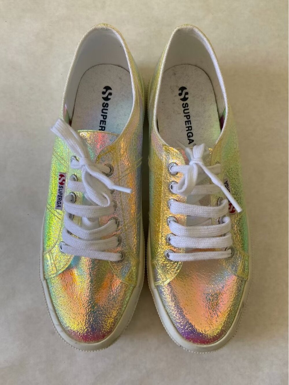 Superga Metallic Sneakers Size 7.5/38